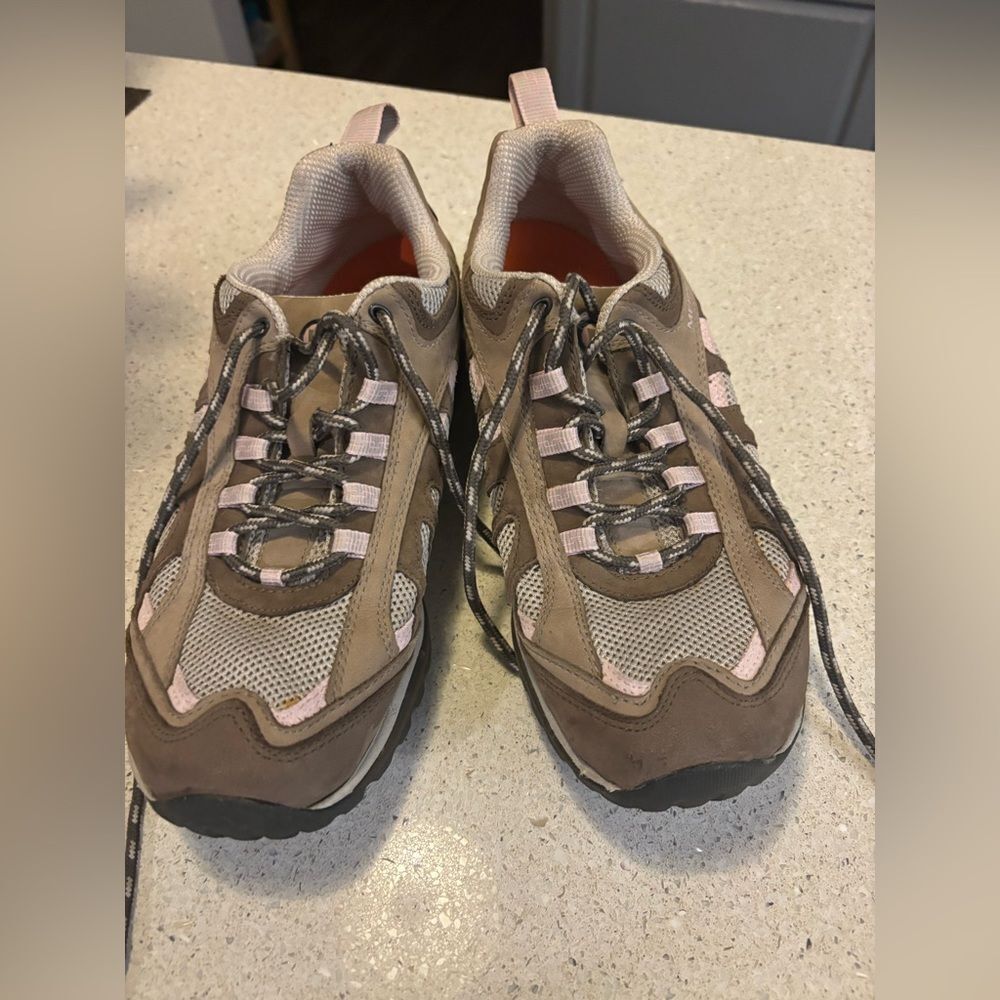 Merrell Brown and Pink Athletic Sneakers